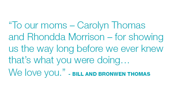 Carolyn Thomas and Rhondda Morrison for Mothers Day