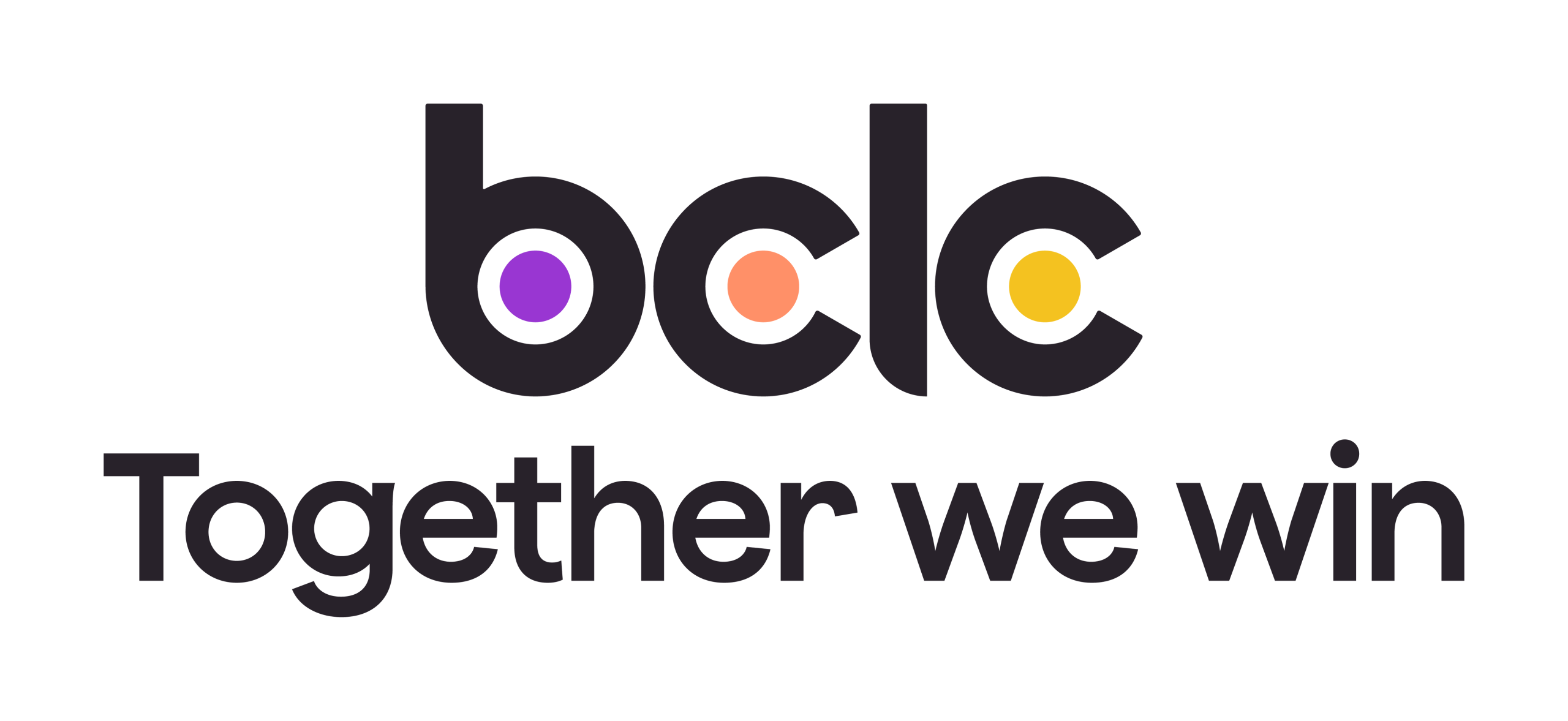 BCLC TWW Logo LG Stacked 4C Black P426+Purple P7442+Orange P1625+Yellow P1225 POS RGB